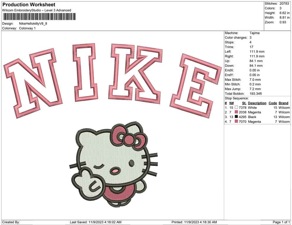 Nike hellokitty v