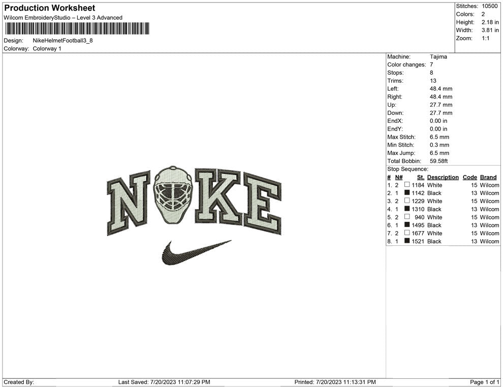 Nike Helmet Hockey