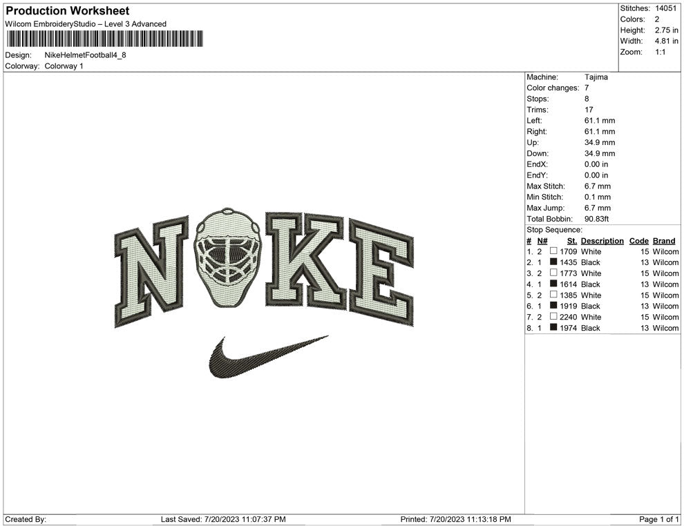 Nike Helmet Hockey