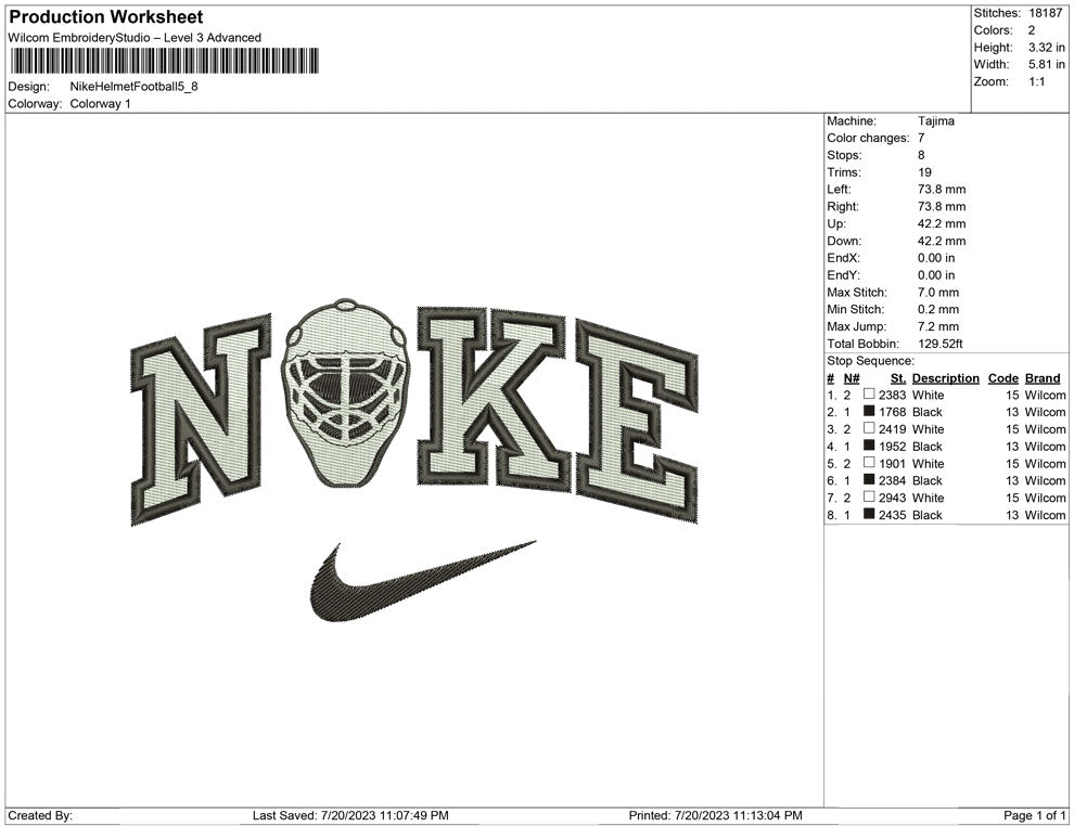 Nike Helmet Hockey
