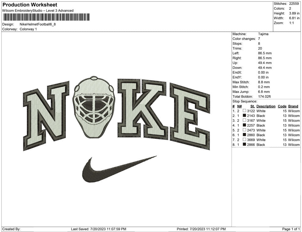 Nike Helmet Hockey