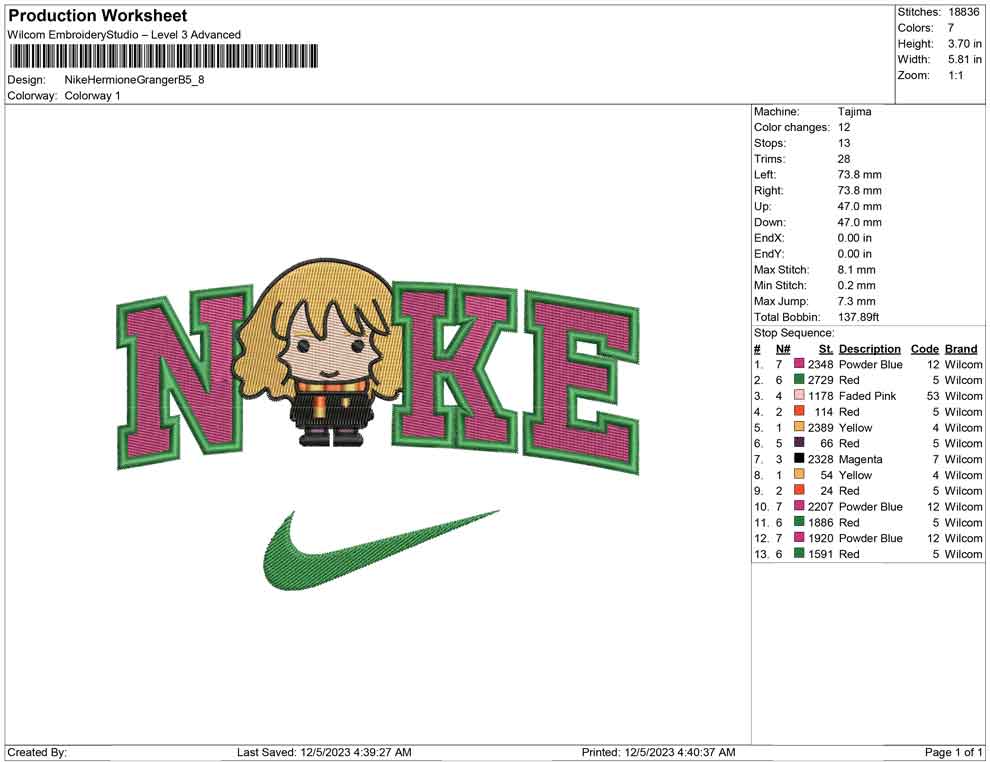 Nike Hermione Granger