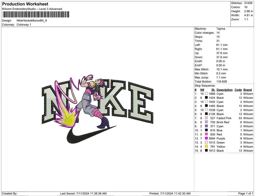 Nike Hisoka Morow B