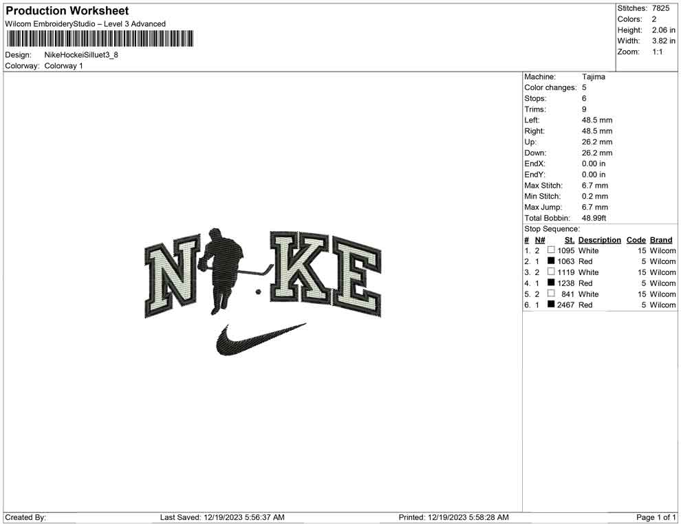 Nike Hockey Silhouette