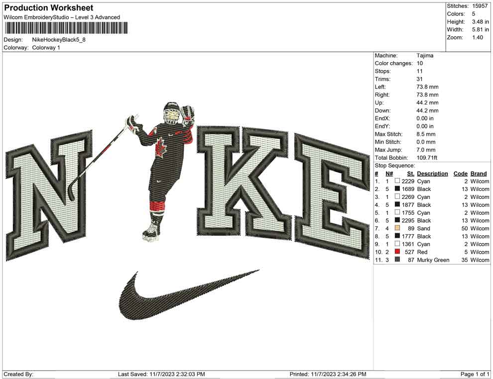 Nike Hockey Black