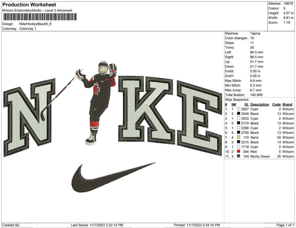 Nike Hockey Black