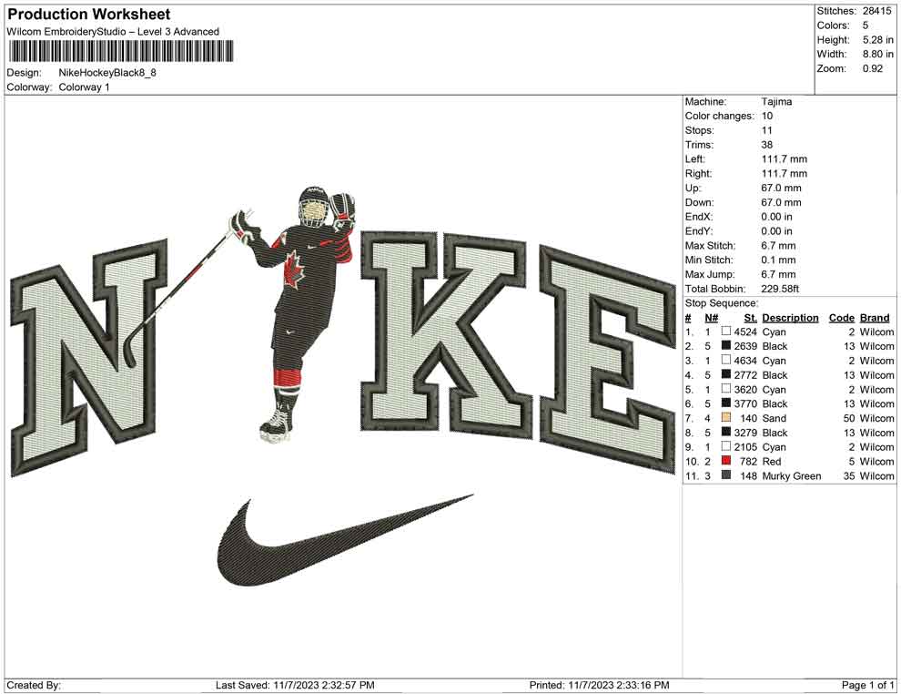 Nike Hockey Black