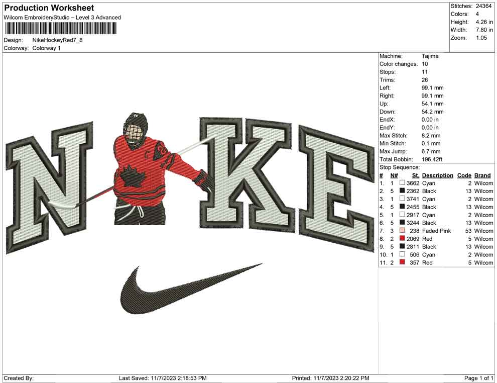 Nike Hockey Red