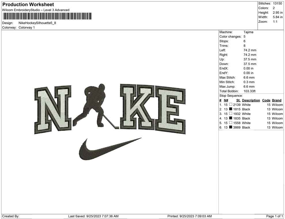 Nike Hockey Silhouette
