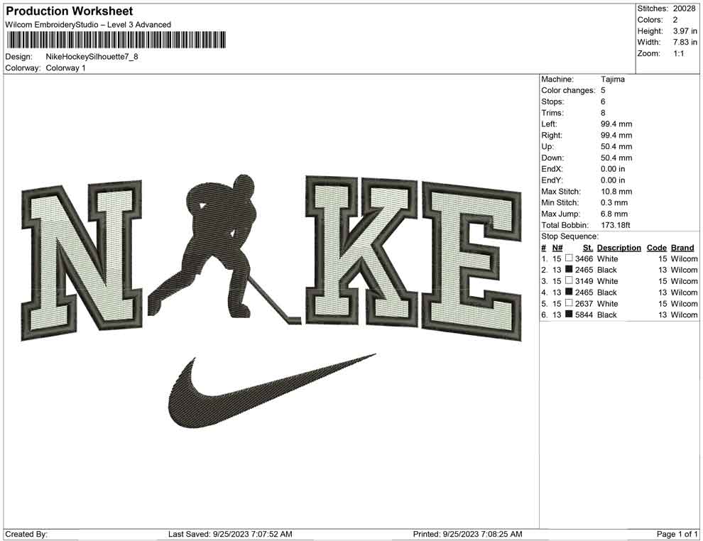 Nike Hockey Silhouette