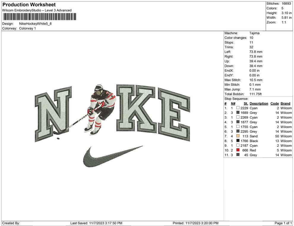 Nike Hockey White