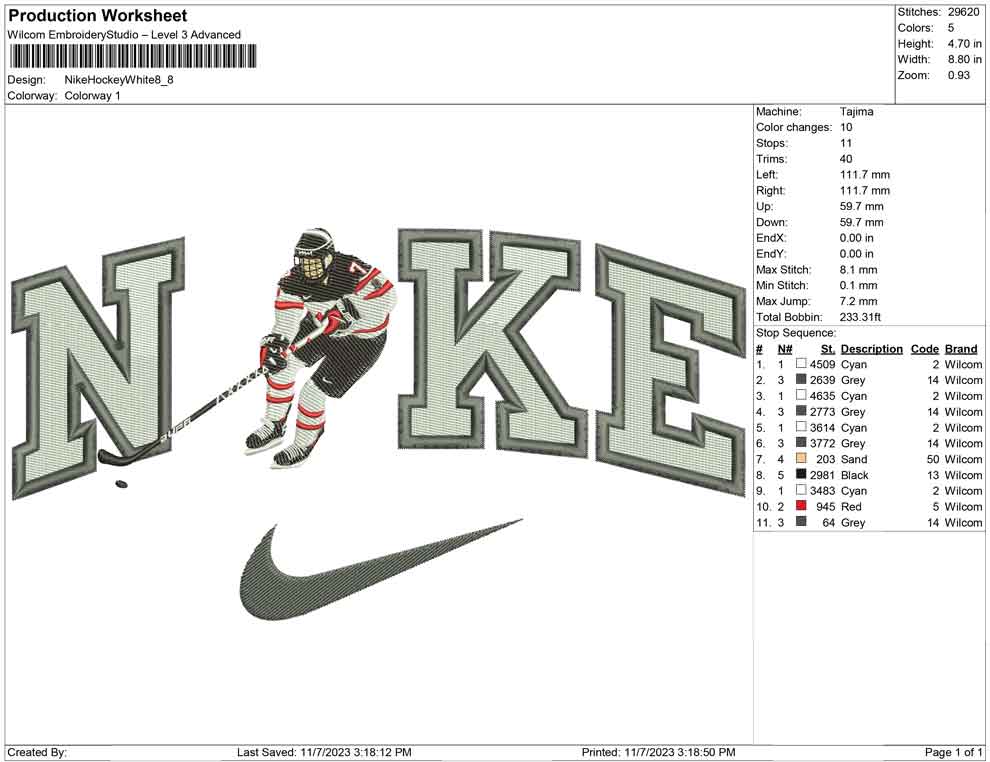 Nike Hockey White