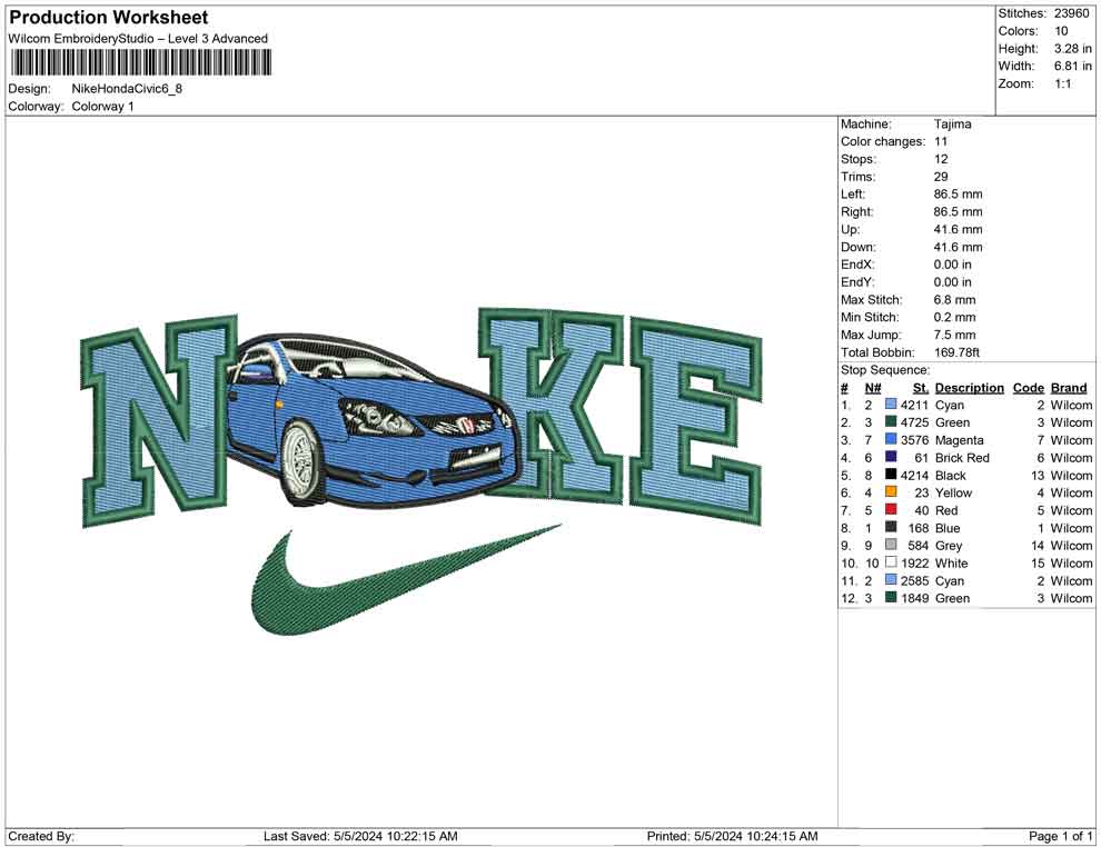 Nike Honda Civic