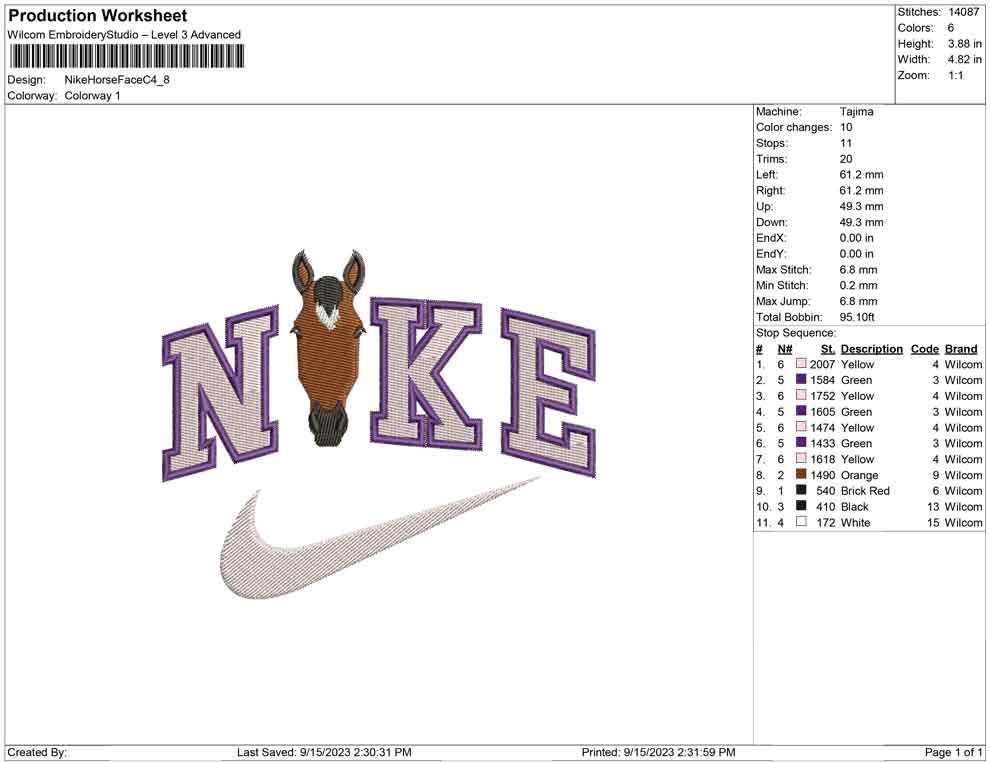 Nike Horse face C