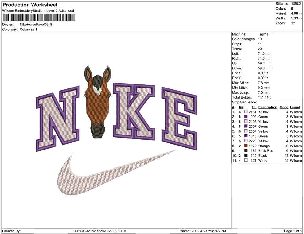 Nike Horse face C