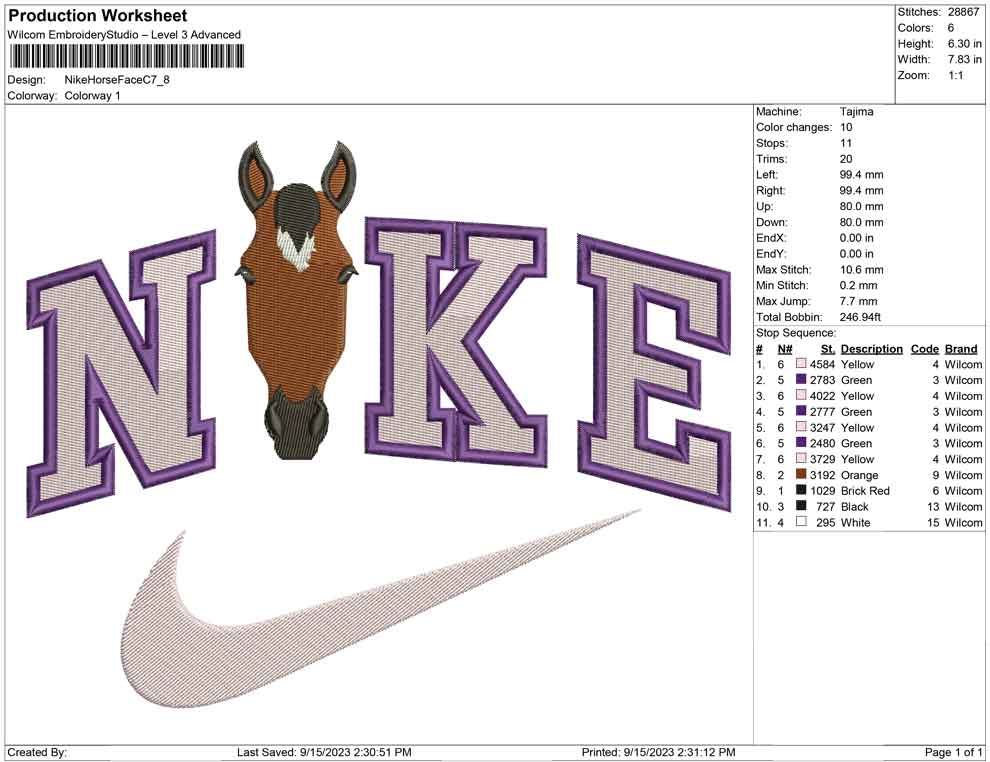 Nike Horse face C
