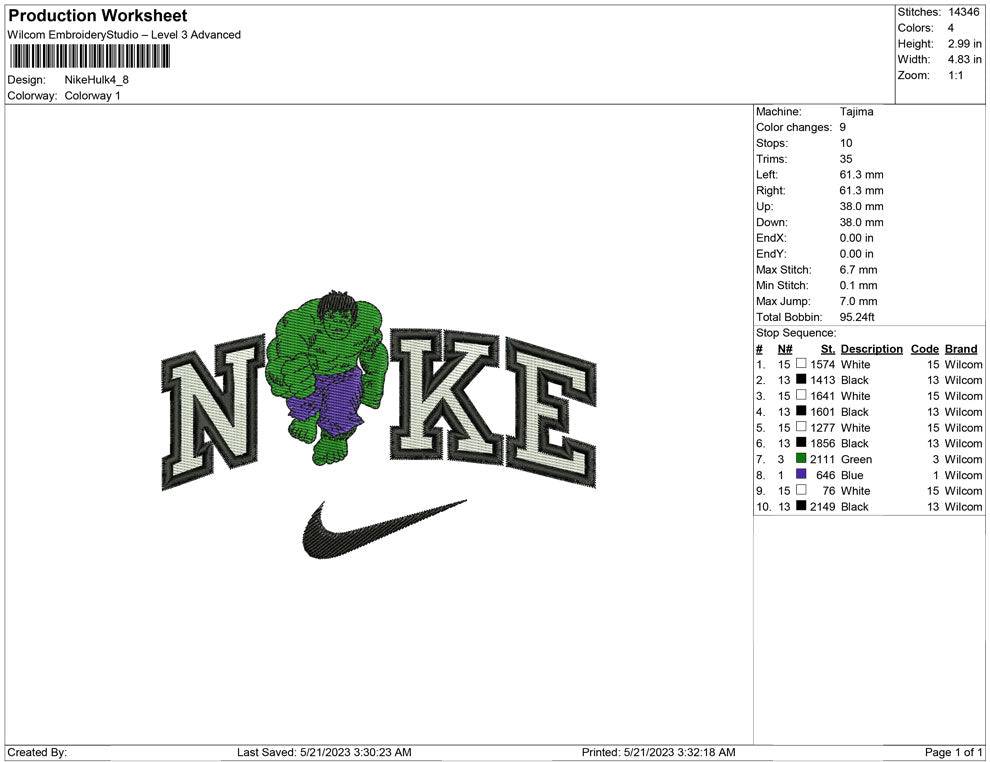 Nike Hulk