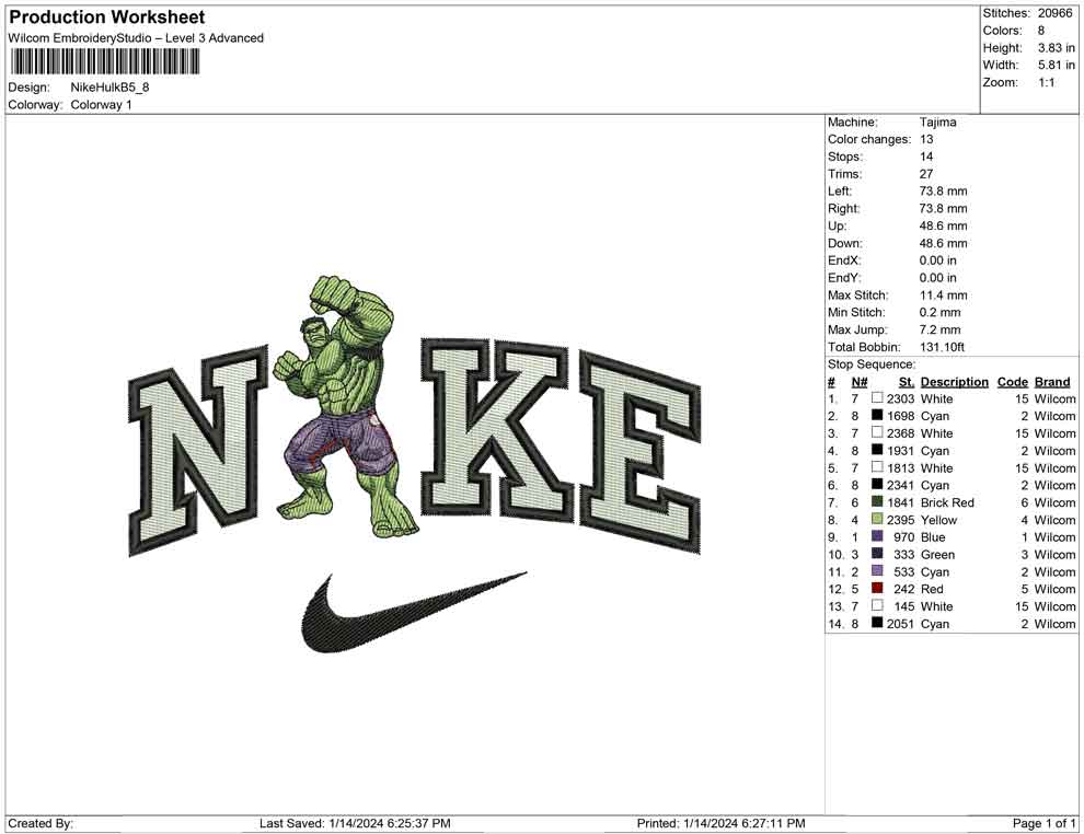 Nike Hulk B