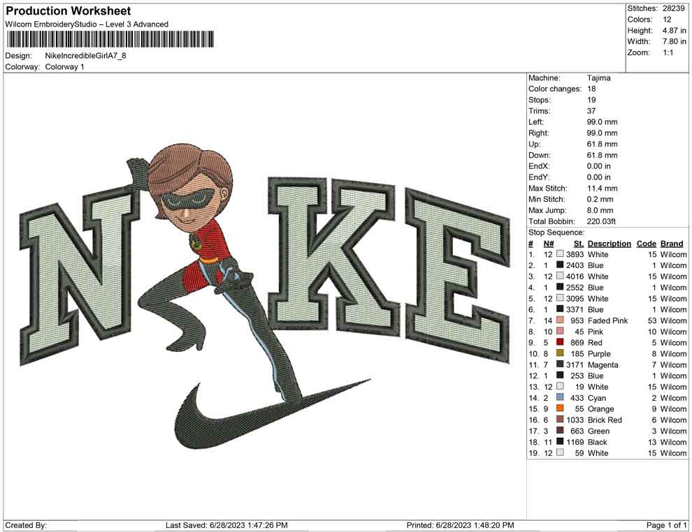 Nike Incredible Girl A