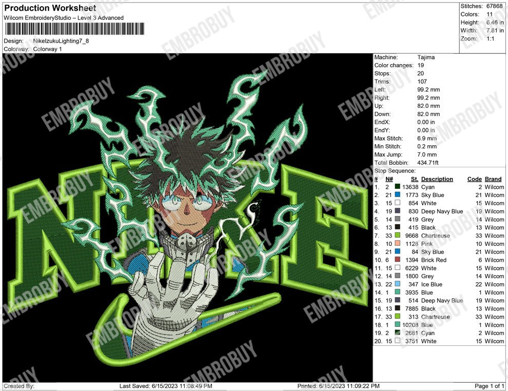 Nike Izuku Lighting