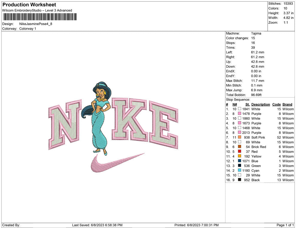 Nike Jasmine Pose