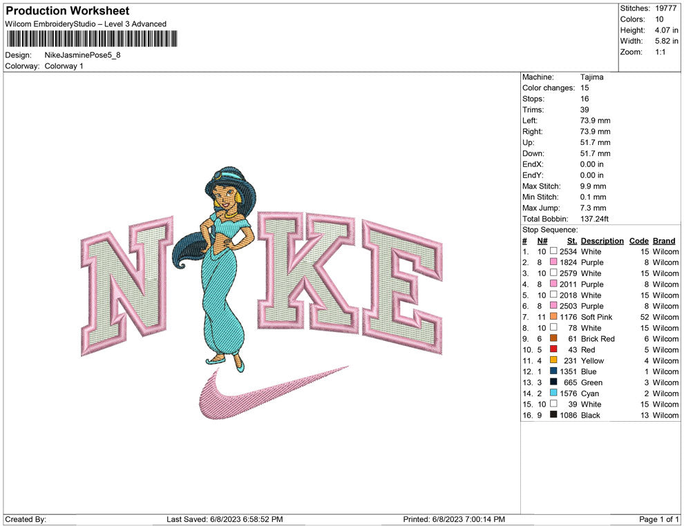 Nike Jasmine Pose