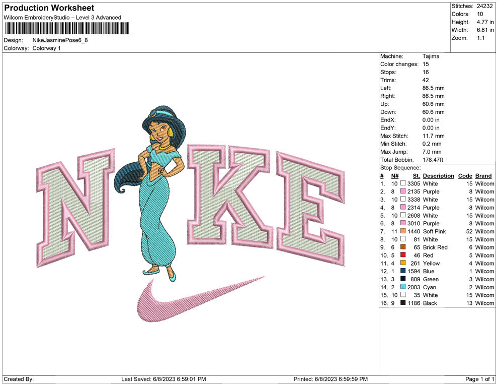 Nike Jasmine Pose