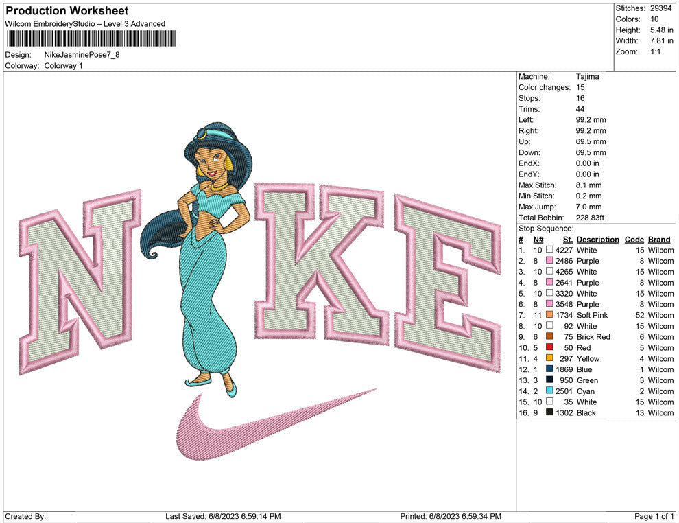Nike Jasmine Pose