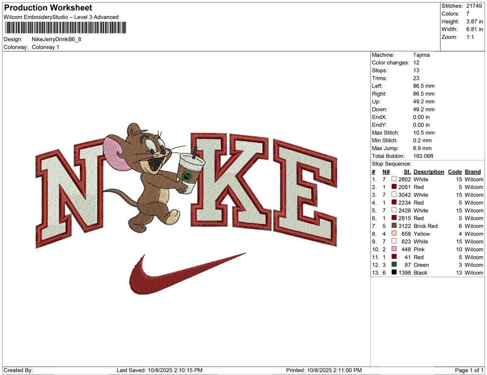 Nike Jerry Drink B