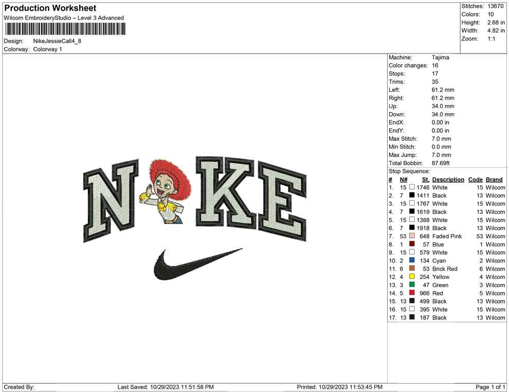 Nike Jessie Call