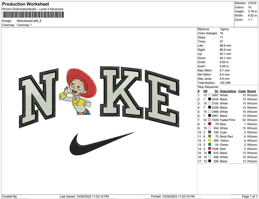 Nike Jessie Call