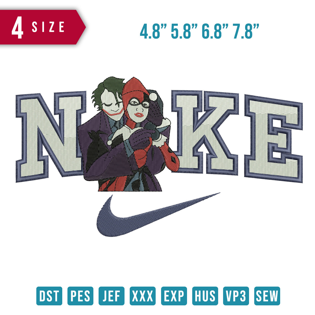 Nike Joker and Harley Queen