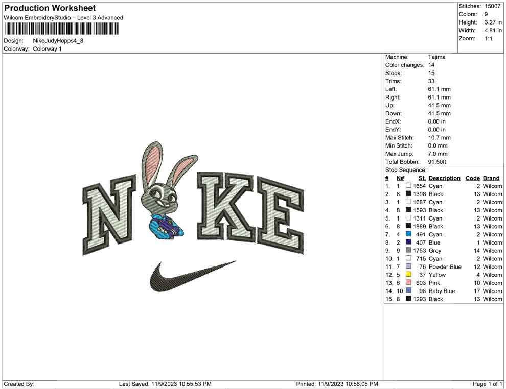 Nike Judy hopps