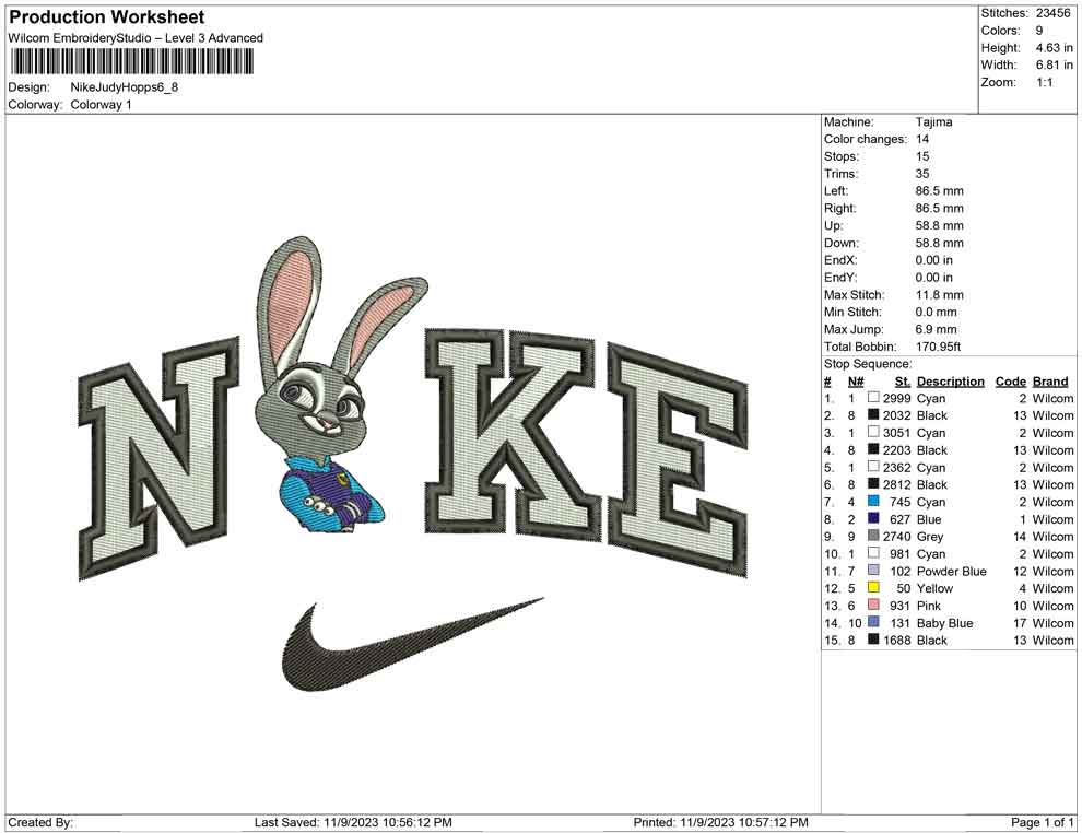 Nike Judy hopps