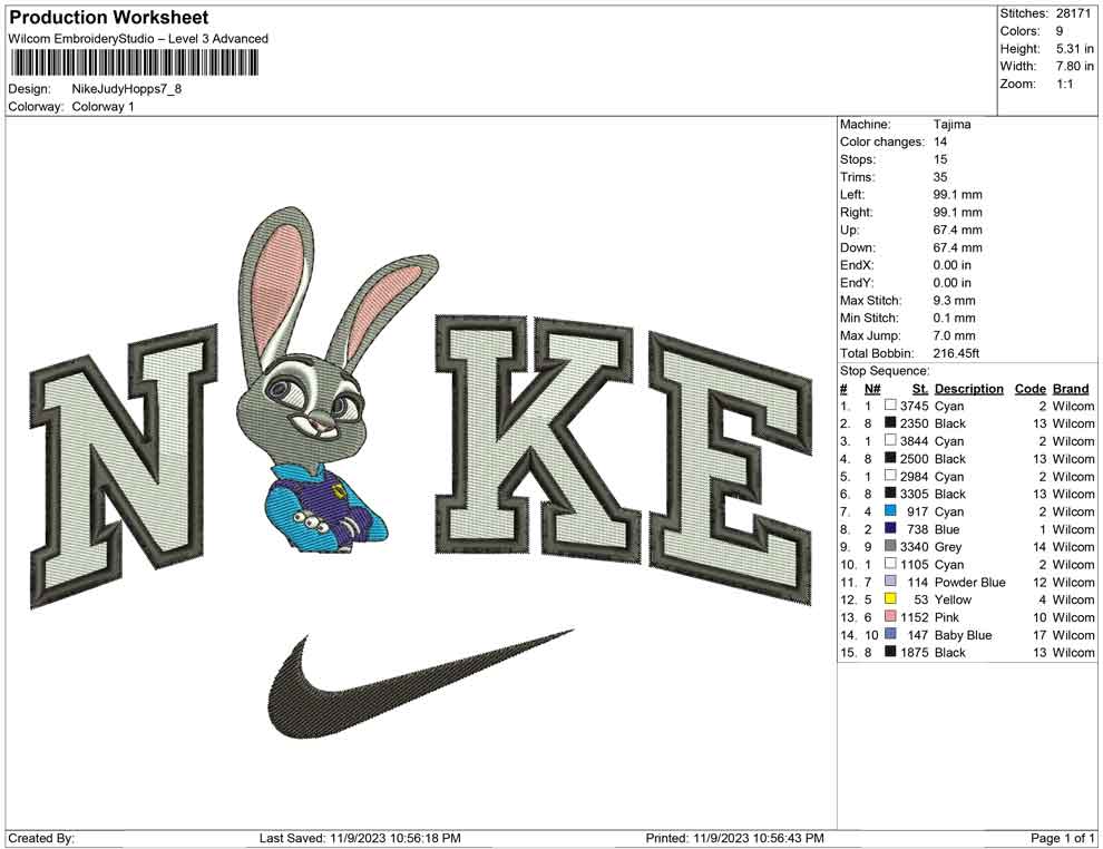 Nike Judy hopps