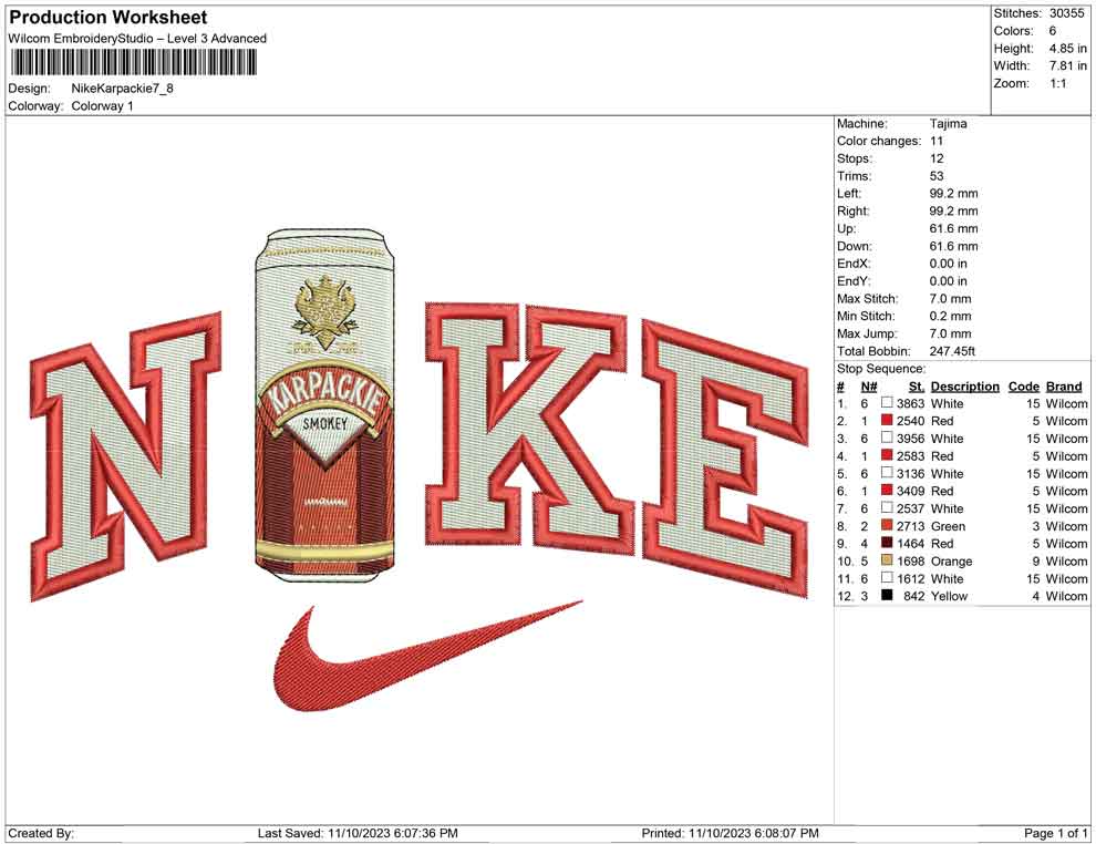 Nike Karpackie bottle