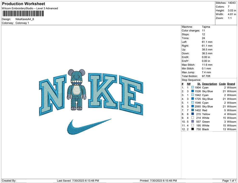 Nike Kaws A