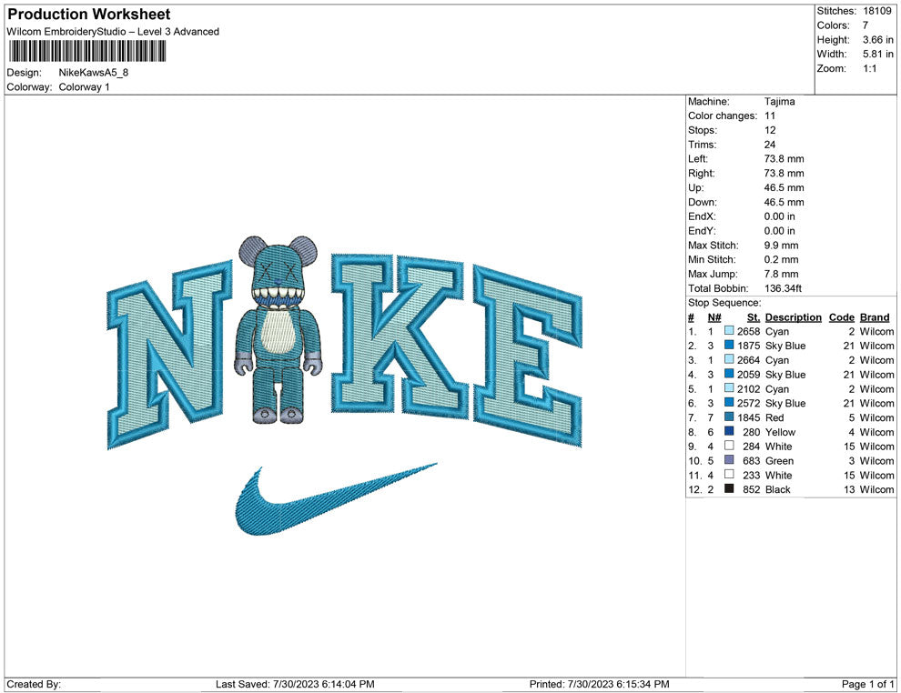 Nike Kaws A