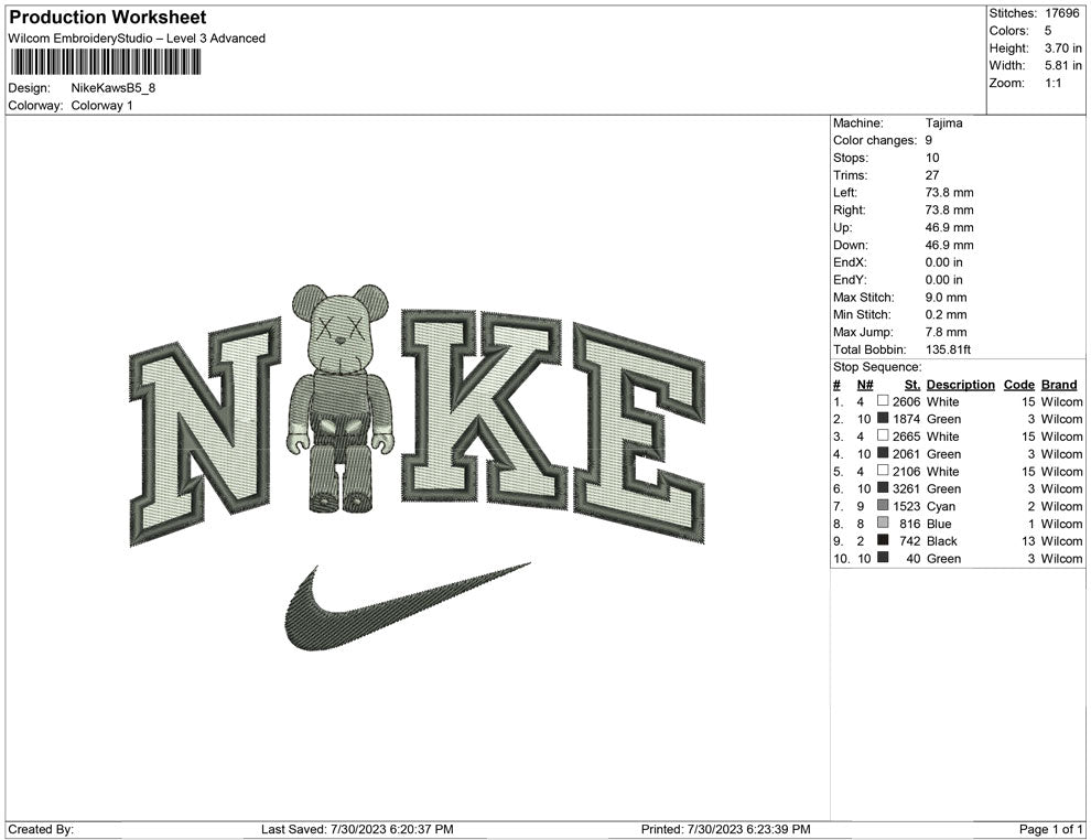 Nike Kaws B