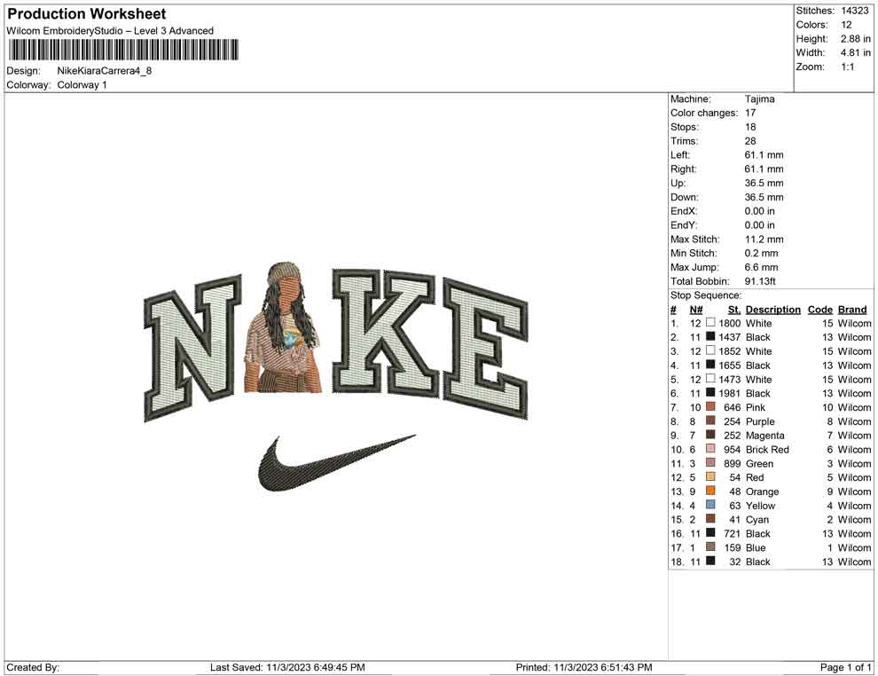 Nike kiara carrera