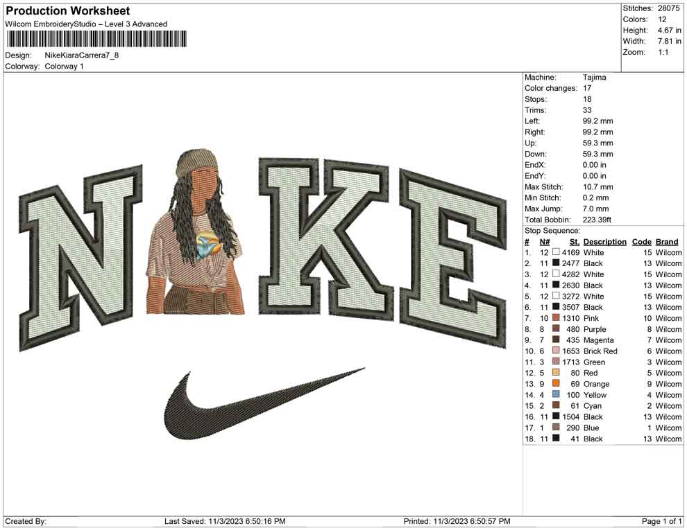 Nike kiara carrera