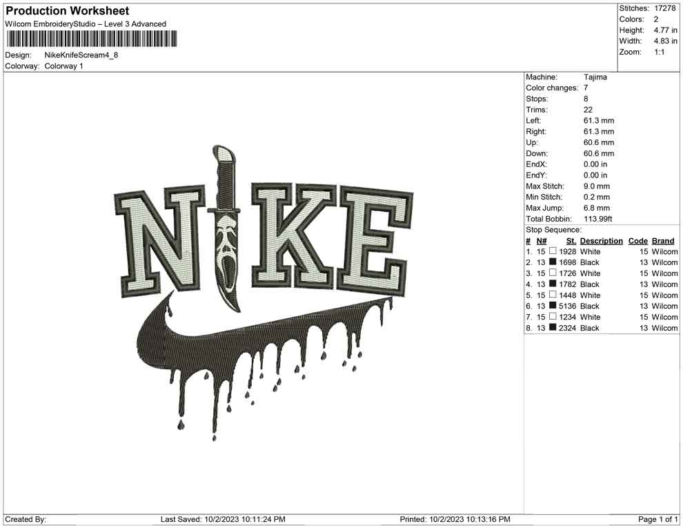 Nike knife Scream