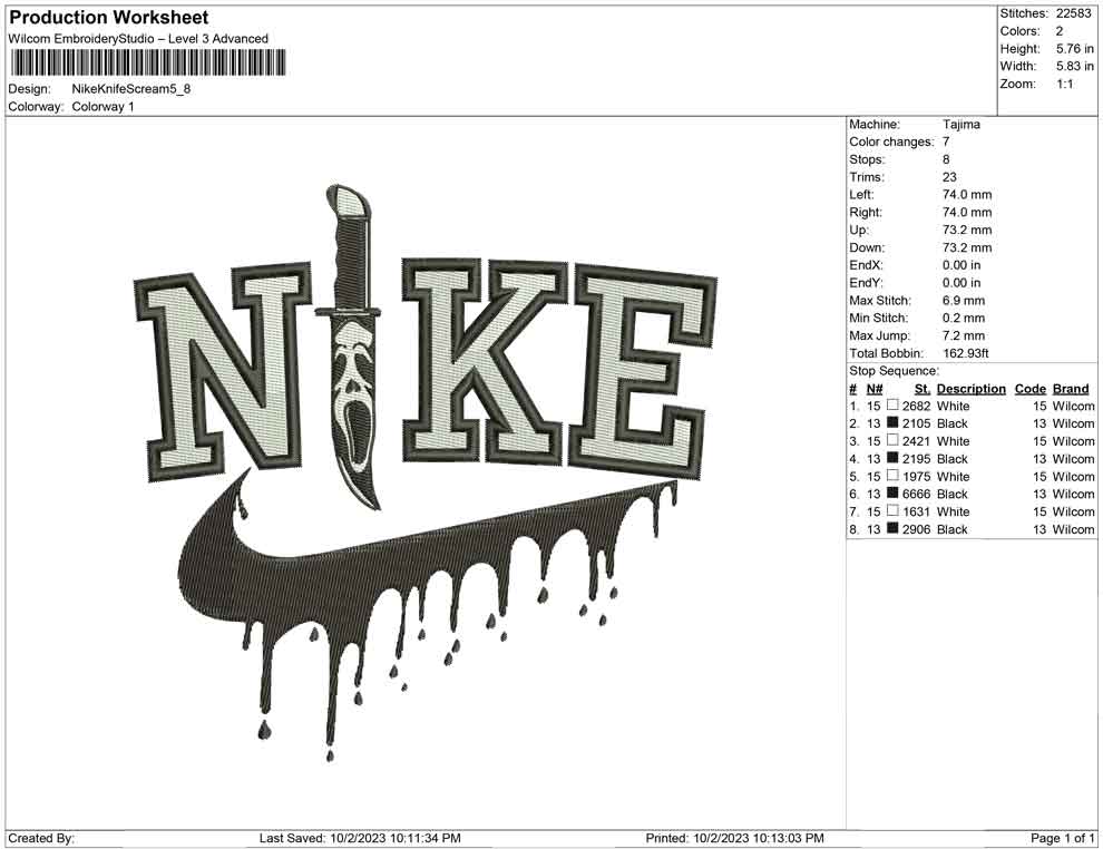 Nike knife Scream