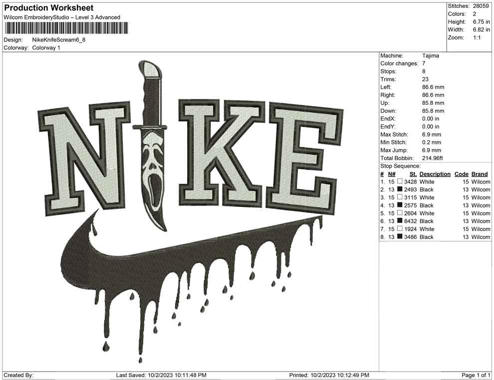 Nike knife Scream