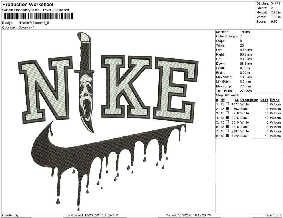 Nike knife Scream