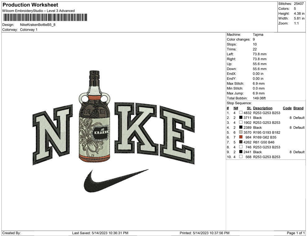 Nike Kraken Bottle B