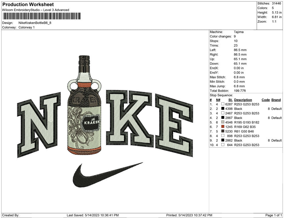 Nike Kraken Bottle B