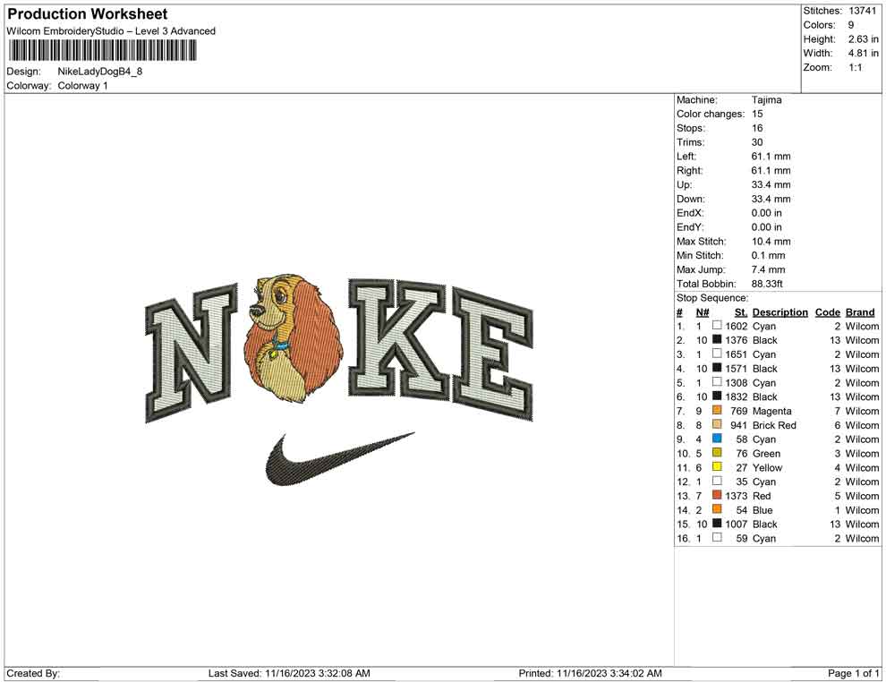 Nike Lady Dog B