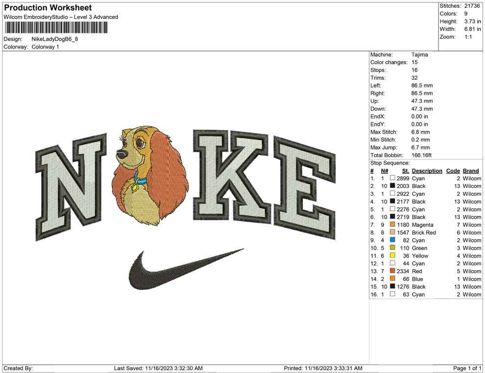 Nike Lady Dog B
