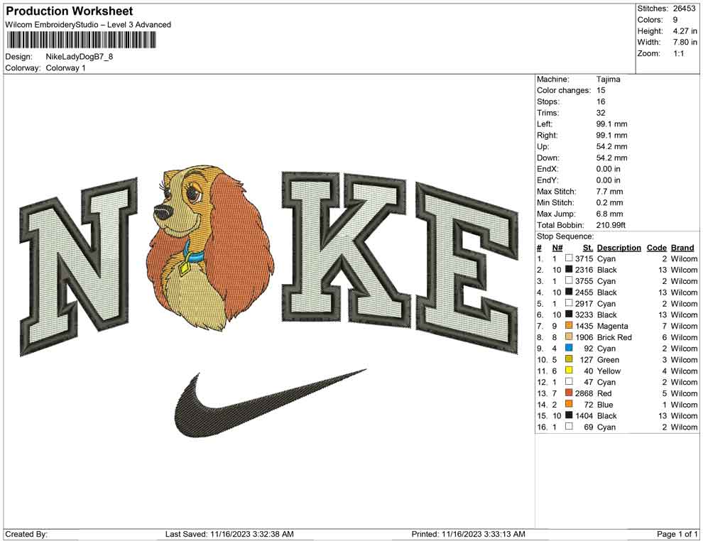 Nike Lady Dog B